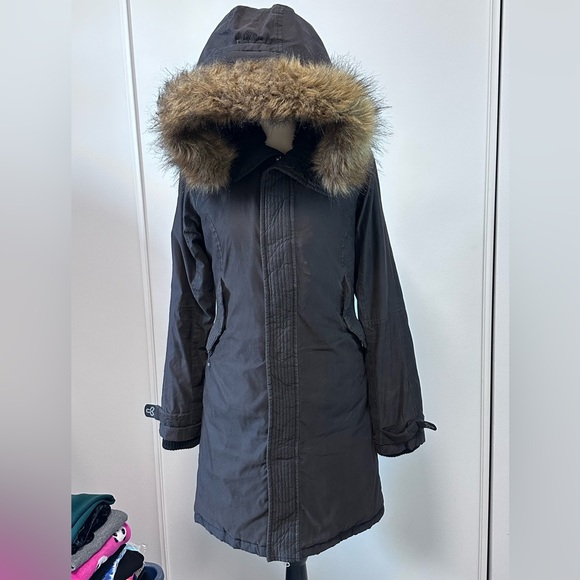 ❌SOLD❌TNA | Aritzia Black Aspen Parka - XS - Picture 2 of 7